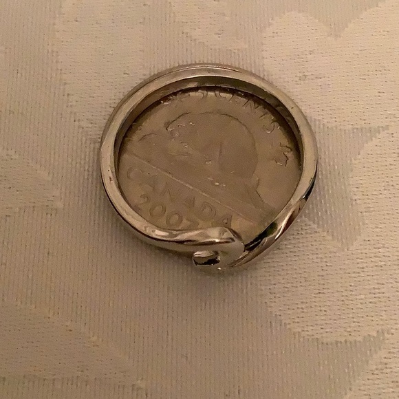 Ocean Wave Rose Gold Ring Size 8 - Picture 7 of 10